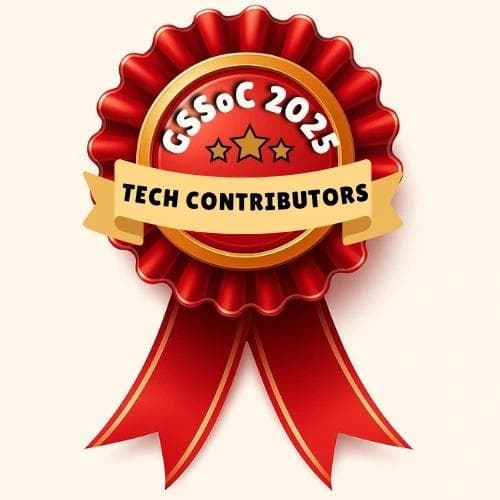 GSSoC 2025 – Tech Contributor